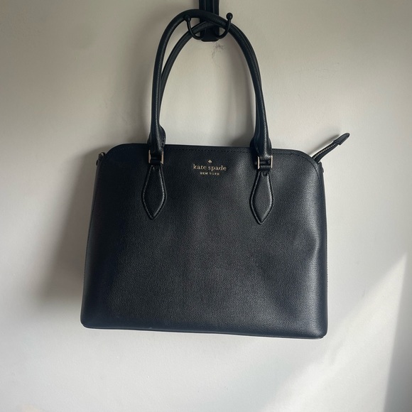 Kate Spade Darcy Small Satchel Grain Leather Black - Picture 3 of 9